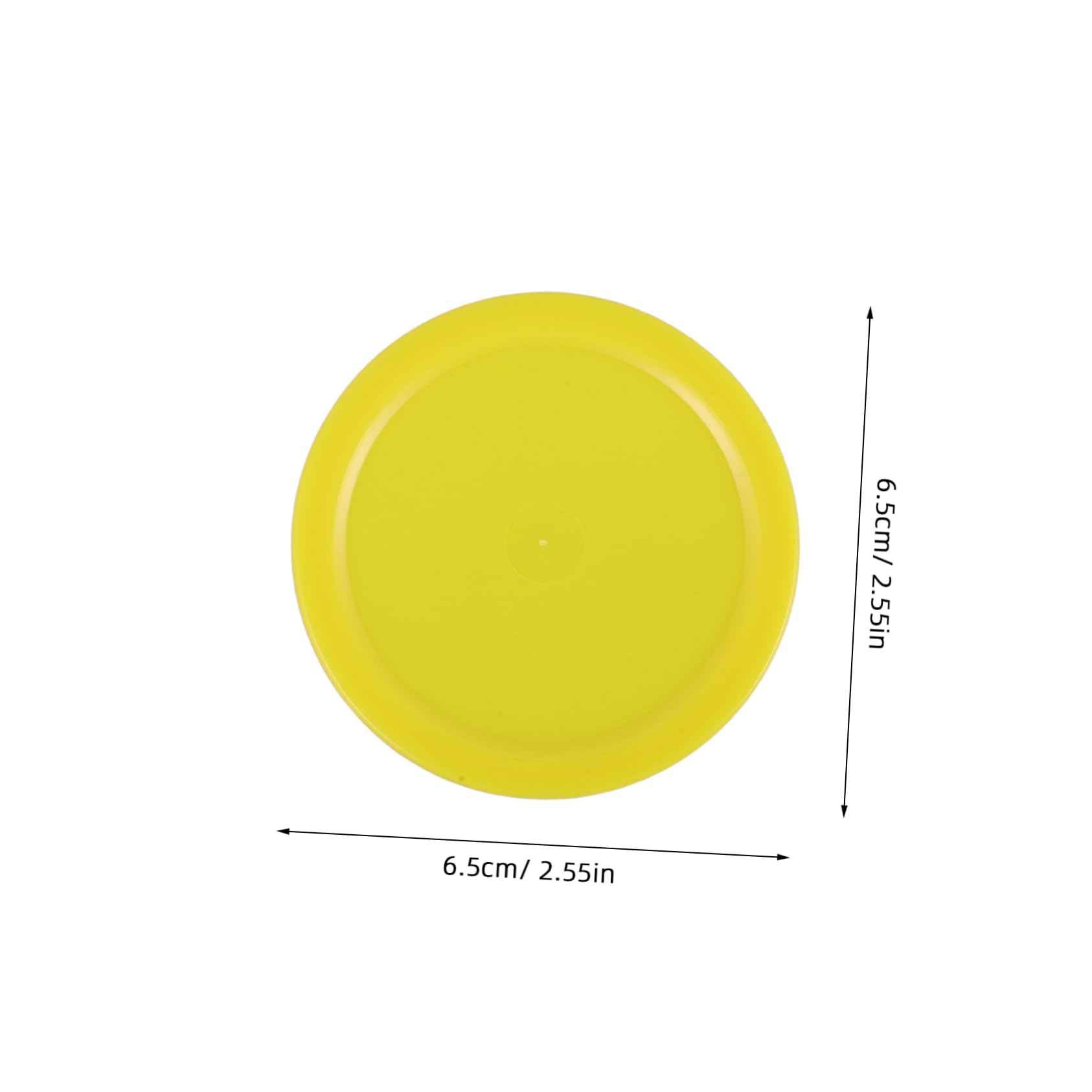 Mikikit 1set Small Plastic Ice Hockey Pucks for Desktop Games Smooth Gliding Replacement Accessories Durable Design for Tabletop Hockey Gameplay 10pcs