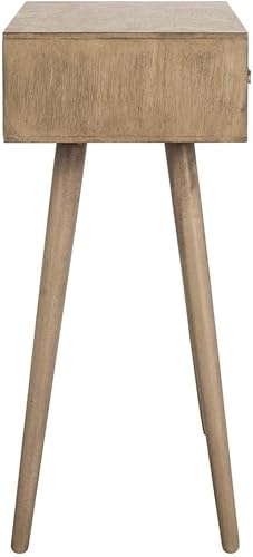 Miniatura 4 de Safavieh Home Dean Mid-Century - Consola moderna de chocolate con 2 cajones