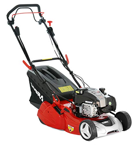 COBRA RM433SPBI 43cm (17in) Petrol Lawnmower with Rear Roller, 3 Speed Drive System and B&S Push Button Instart 575IS engine