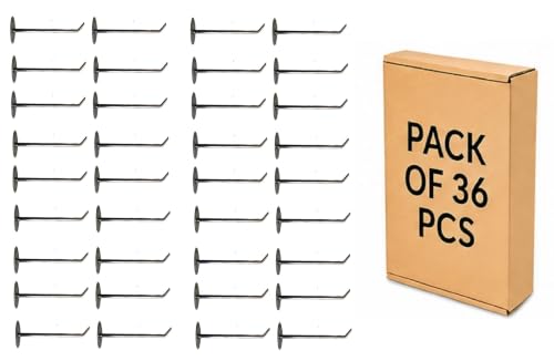 Q1 Beads 36pcs 6 inch Stainless Steel Hooks Silver - Image 2
