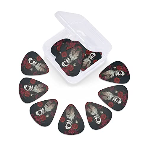 Médiators de guitare 12-Pack Day Of The Dead Girl’S Skull Face Art médiators de guitare pour guitare électrique guitare… - Les Beatles, Paul McCartney, John Lennon, RIngo Starr, George Harrison Médiators de guitare 12-Pack Day Of The Dead Girl'S Skull Face Art médiators de guitare pour guitare électrique guitare… – Image 6