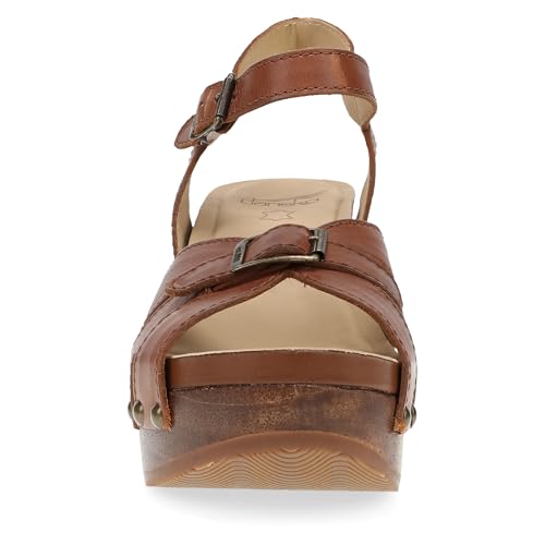 Image of Dansko Adie Heeled Gladiator Sandal for Women - Hand-Crafted Wooden Outsoles - Memory Foam Footbeds and Rubber Padding for Unparalleled Comfort and Durability