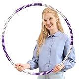 Cerceau Hula Hoop de 1,1 kg pour un entraînement intense du ventre, de la taille et du dos. Améliore la coordination, brûle les calories et tonifie le tronc du corps. Idéal pour le fitness, la perte de poids et la santé à la maison ou en studio.