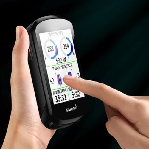 Capa Protetora Silicone GPS compatível Para Garmin Edge 540 e 840 Solar + Película de Proteção Vidro