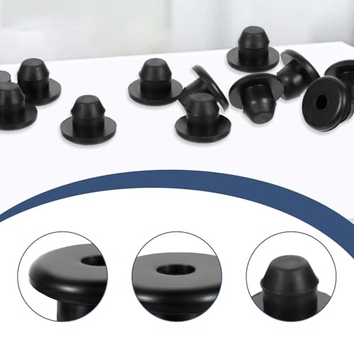Image of Hydraulic Jack Oil Plugs 24Pcs Oil Filler Plug,Rubber Floor Bottle Jack Plugs Universal Jack Replacement Accessories for Oil Reservoir Filler Hole（8.5mm）