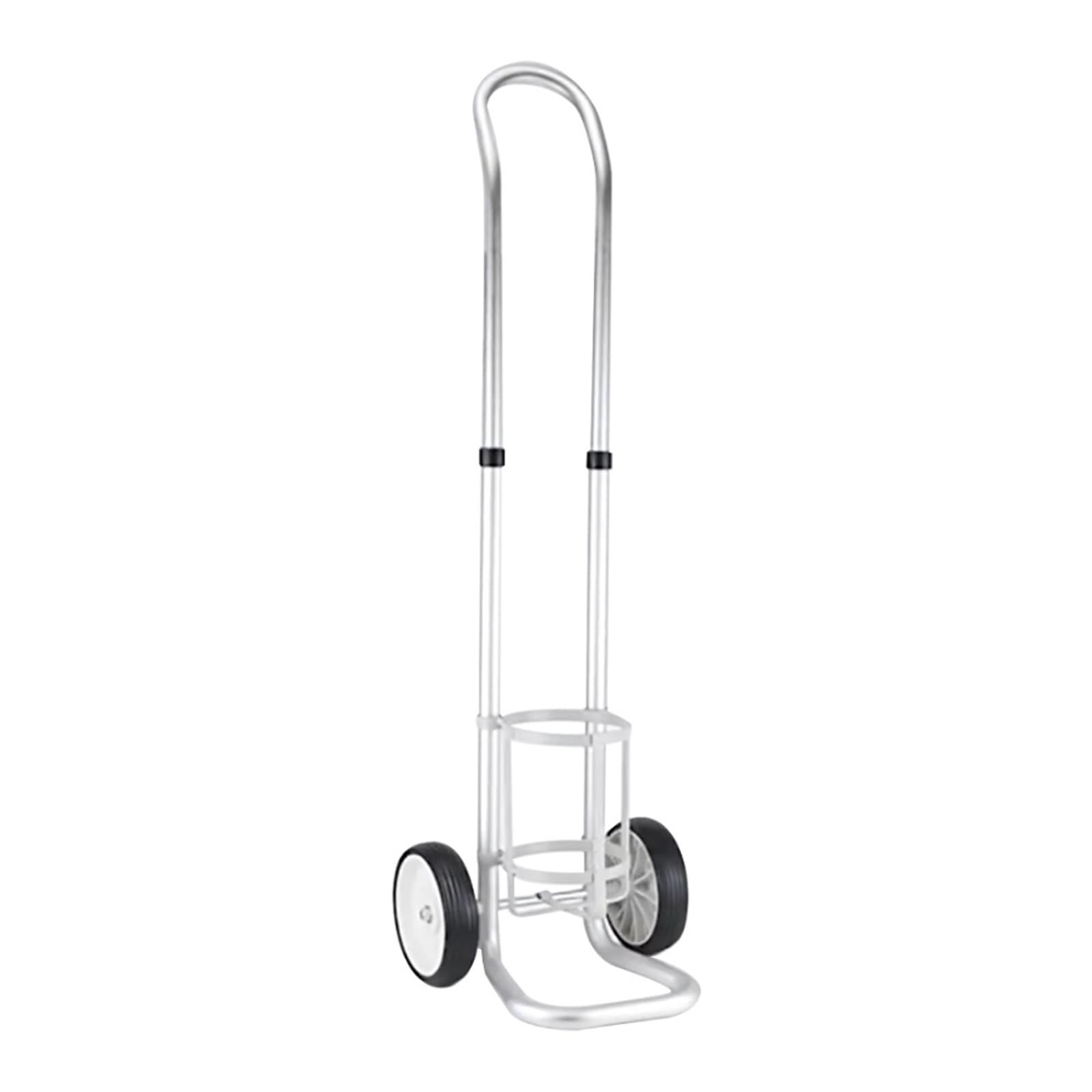 Carrello portatile del cilindro dell'ossigeno con lega di alluminio spessa, sollevabile e abbassabile, per uso domestico di ossigenoterapia