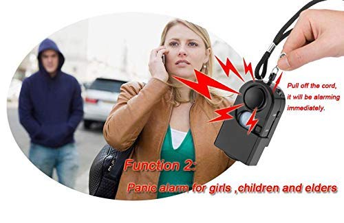 Taschenalarm Zeerkeer mit 120 dB, 2 Stück, tragbar und sicher