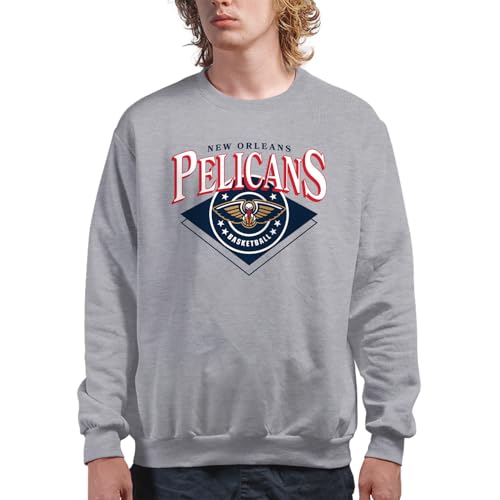 Sudadera New Orleans Pelicans hombre de felpa Junk Food ropa deportiva NBA azul