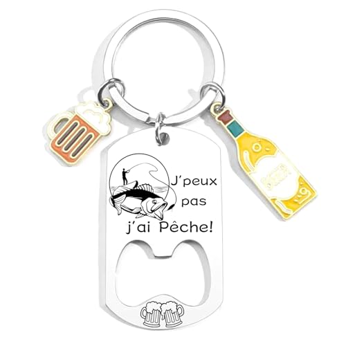JRZDFXS Cadeau Pecheur Décapsuleur Pêche...