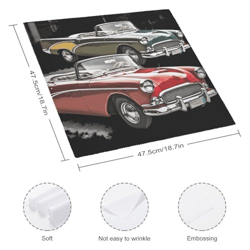 Servilletas de Tela Cuadradas 18.7x18.7 Pulgadas Pack 2 miniatura 2