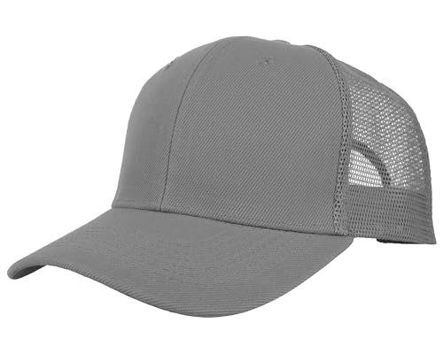 Image of Gelante Mesh Trucker Baseball Cap Snapback Hat Structured Front Panel