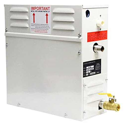 SHENGSHIYU Générateur De Vapeur 3KW/4.5KW/6KW/8KW/9KW Hammam Affichage Numérique Générateur Vapeur Sauna Générateur Vapeur Domestique Spa Et Commercial,380V-4.5KW