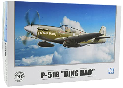 Premium Hobbies P-51B Ding Hao 1:48 Plastic Model Airplane Kit 136V #TOP10
