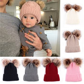 Baby Winter Warme Hoed, Baby Pasgeboren Gebreide Hoed Baby Peuter Kid Gehaakte Hoed Beanie Cap - Image 6