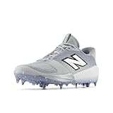New Balance Men's FuelCell Comp V4 Baseball Shoe, Team Away Grey/White, 11 M