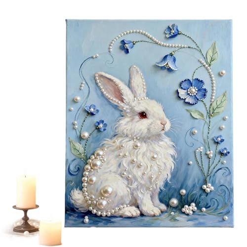 Kits de arte de perlas para adultos y pintura de gemas con marco para decoración de dormitorios.