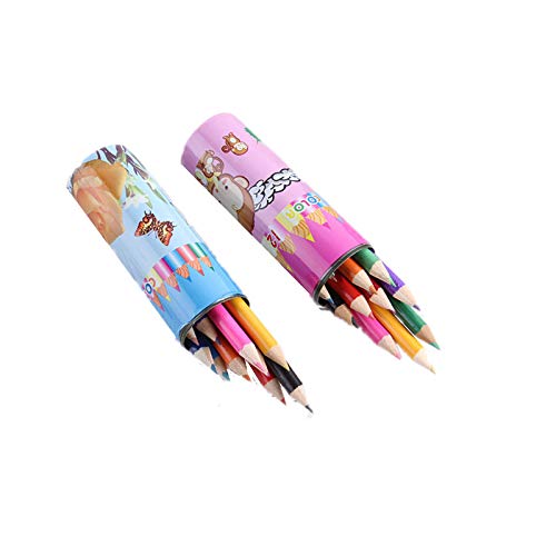 Crayon de couleur peinture mine riche et baril de protection antichoc