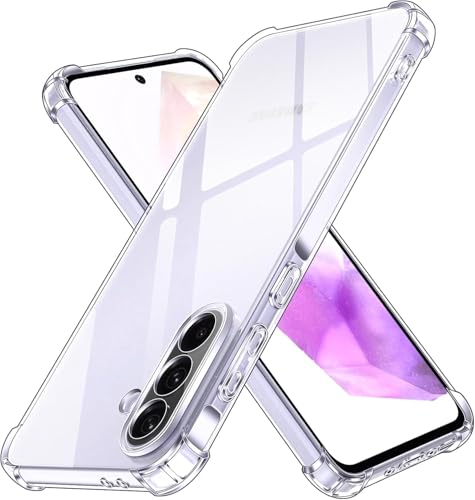 Image of BOXXO Flexible Back Cover for Samsung Galaxy A57 5G | Back Cover Transparent Clear Shockproof Case Four Corner Protection | Slim Protective Mobile Phone Cover for Samsung Galaxy A57 5G