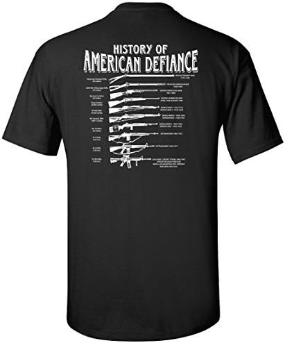 Gadsden and Culpeper History of American Defiance T-Shirt (Black)