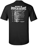 Gadsden and Culpeper History of American Defiance T-Shirt (Black - L)