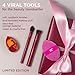 Real Techniques Merry Must-Haves Holiday Gift Set, 4 Piece Brush & Sponge Set for Foundation, Cheeks & Powder, Stocking Stuffer, Gift for Her, Cruelty-Free & Vegan