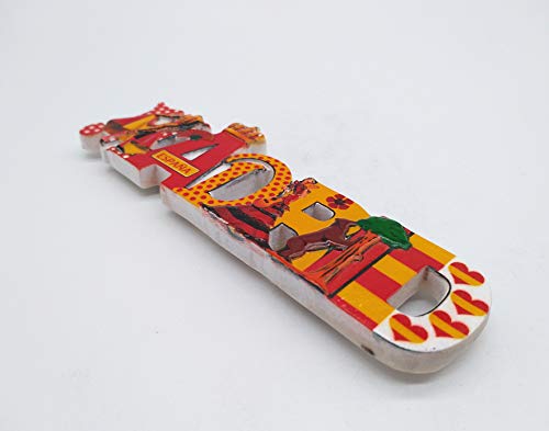 Imán 3D Decorativo de Madrid España para refrigerador miniatura 3