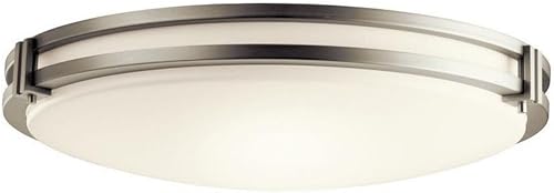 Miniatura 4 de Kichler Lighting Avon - Montaje empotrado LED de 24" con acrílico en bronce antiguo