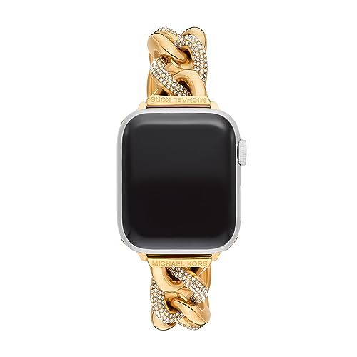 Image of Michael Kors Band for Apple Watch; Stainless Steel Smart Watch Bands for Women; Compatible with Apple Watch 38mm, 40mm, 41mm