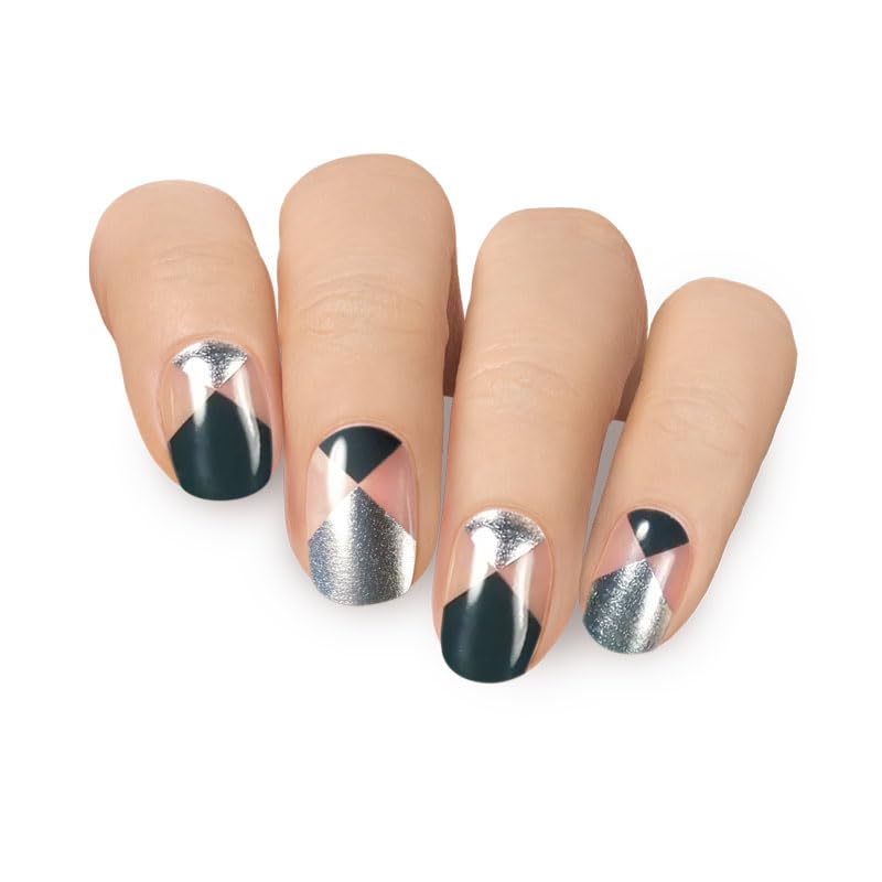 MOYOU LONDON Semi Cured Gel Nail Strips, 20 Pcs. Waterproof Gel Nail Wraps, Cures in Sunlight or UV/LED Lamp - Image 2