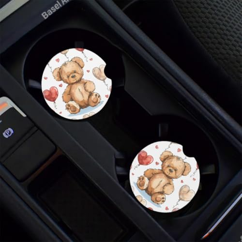 2 Pack Portavasos para Carro Ceramic Antideslizante 2.68 pulgadas miniatura 6