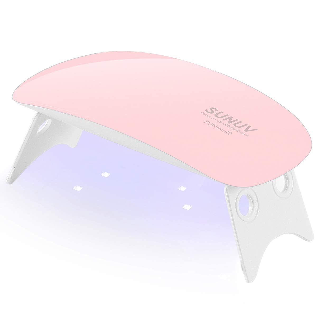 Kreni Nail Lamp,Sun Mini2 6W Led Nail Lamp for Gel Polish with 2 Timing Setting (45S/60S, Pink)-image-31