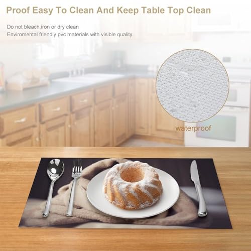Sets de table antidérapants chien couverture pour une décoration douce