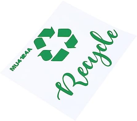 STOBAZA Trash Can Stickers Waste Can Labels Recycling Label Sticker Trash Decal Sticker Signs Compost Trash Can Stickers Garbage Can Outdoor Recycle Trash Bin Sticker PVC Mural
