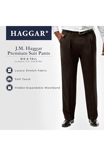 Image of Haggar J.M Men's Premium Classic & Straight Fit Suit Separate Pant - Reg. and Big & Tall Sizes