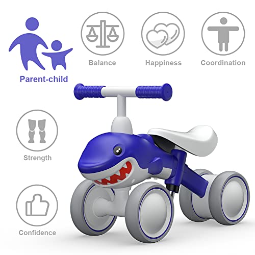 Xiapia Toddler Baby Balance Bike For One Year Old Boy Girl Adjustable Seat No Pedals 18 Months Ride-On Toys, Indoor Outdoor Balance Bike For 1St Birthday Gifts (Shake) #TOP6