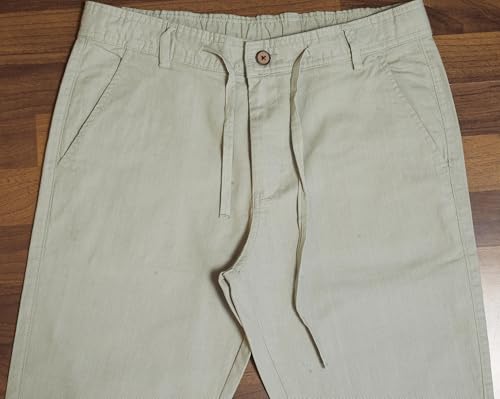 Image of DIVISIVE Men's Loose Fit Linen Blend Cotton Pants