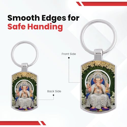 Image of Premium Printed Metal Keychain for Men & Women | High-Definition Artwork Print | Durable Key Ring for Car, Bike, Home & Office Keys | Stylish Decorative Key Holder Gift