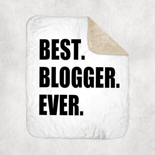 3dRose Blogger Ever Sherpa Blanket