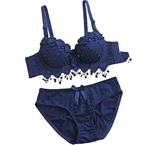 Image of SGC SWEDEN Women Net lace Lingerie Set||Lightly Padded Wired Bra & Panty Set||Bridel Set for Women & Girls
