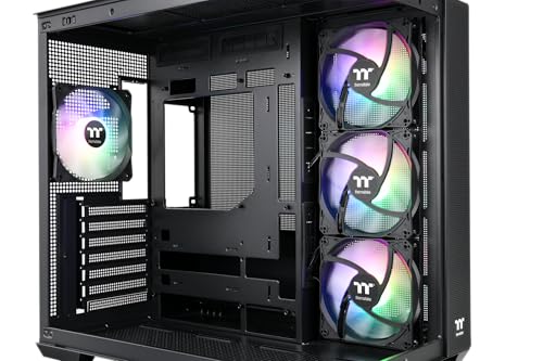 Image of Thermaltake View 380 Tg Argb Mid Tower Chassis, W129020449 (Chassis)