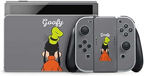 Skinit Decal Gaming Skin Compatible with Nintendo Switch OLED (2021) - Officially Licensed Disney Friends Goofy Backwards Design
