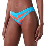 Puma Damen Swimwear Heritage Stripe Brazilian Bikini Unterteile, Blue Combo, L