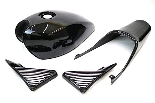 ゼファー４００　外装セット　黒赤　タンク　純正型アルフィン　ハネテールカウル Amazon | ゼファー400 外装 セット 黒赤/タンク サイドカバー