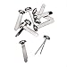 Produktbild CREATIV DISCOUNT® NEU Glorex Musterbeutelklammern, Silber, 50 Stück