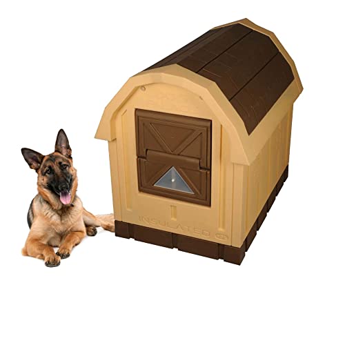 Asl Solutions Foam (Styro/Eps) Insulated Dog Palace, Standard, Brown #TOP13