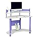 Calico Designs 55121 Study Corner Desk, Purple