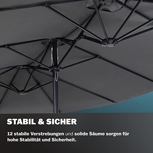 Meichoon Retro Sonnenschirm UPF50+ - Großer Schutz Für 2 Personen