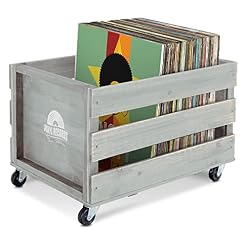 Stagecaptain SPK-100 GY caisse à disques « Emil » grise - Les Beatles, Paul McCartney, John Lennon, RIngo Starr, George Harrison