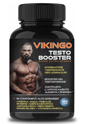 Testosterona Masculina, Masa Muscular, Vikingo 120 Testosterona Booster Estimulante Suplemento Energético Masculino Con Maca, Tribulus, Ashwagan Testosterona Masculina, Masa Muscular, Vikingo 120 Testosterona Booster Estimulante Suplemento Energético Masculino Con Maca, Tribulus, Ashwagan