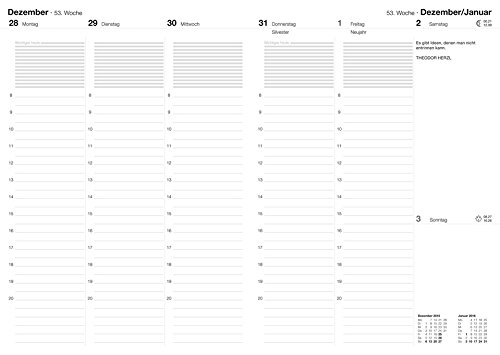 Terminer A6, Leinen sand 2016